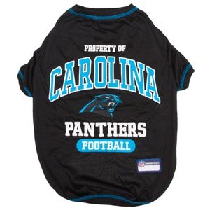 Carolina Panthers NFL Dog Pet Tee Shirt